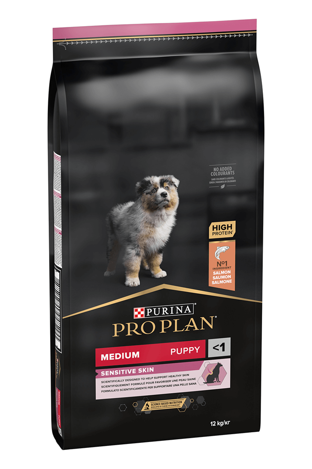 Proplan Puppy Medium Sensitive Skin Somonlu Orta Irk Yavru Köpek Maması 12 kg