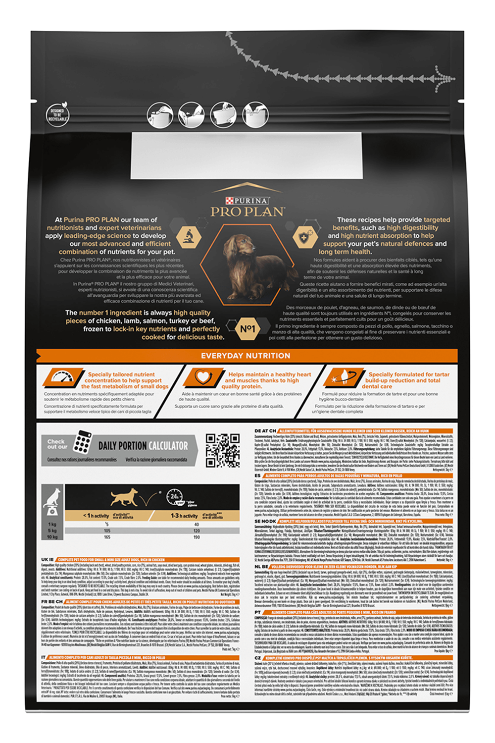 Proplan Small&Mini Küçük Irk Tavuklu Yetişkin Köpek Maması 3 Kg