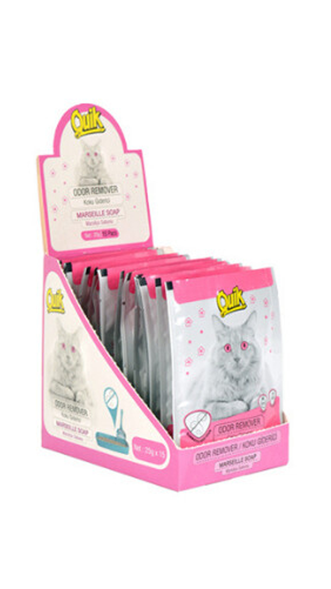 Quik Marsilya Sabunlu Kedi Kumu Koku Giderici 25gr