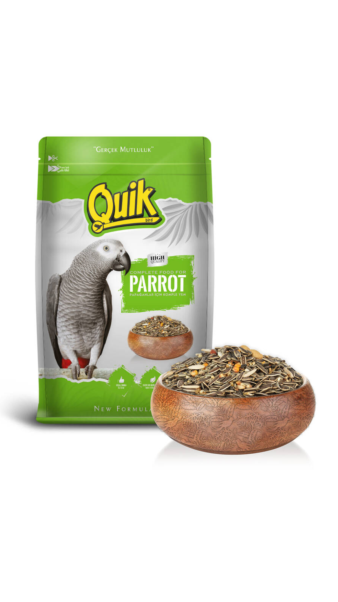 QUIK PAPAGAN YEMI 700 GR 6 LI