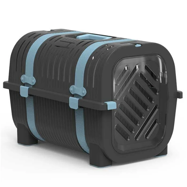 Rainbow Koyu Gri Açık Su Yeşili Kemerli Kedi Köpek Taşıma Çantası 51c33c36 Cm