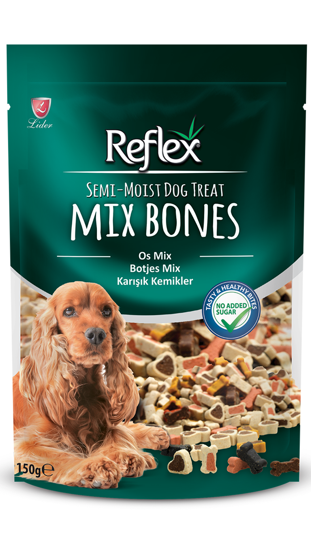 Reflex Karışık Kemikler Yarı Yumuşak Köpek Ödül Maması 150gr