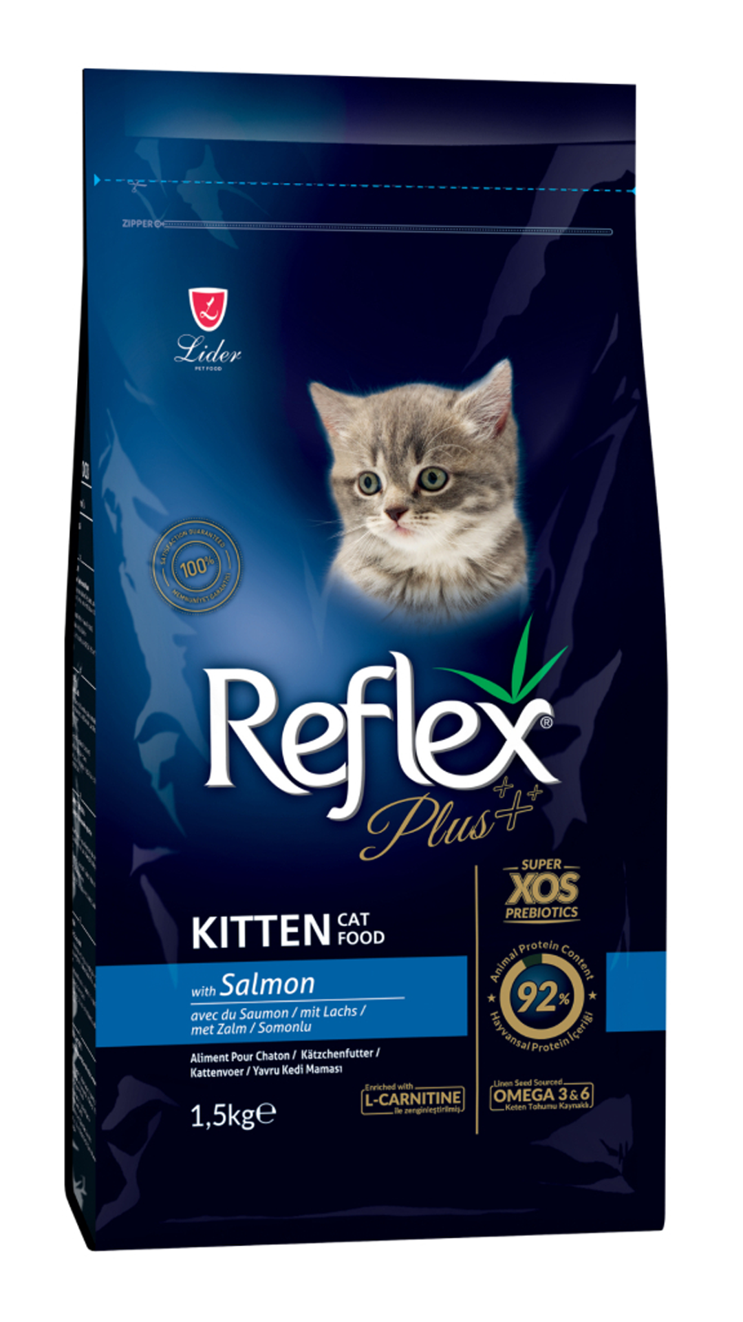 REFLEX PLUS CAT KİTTEN SALMON 1,5 KG