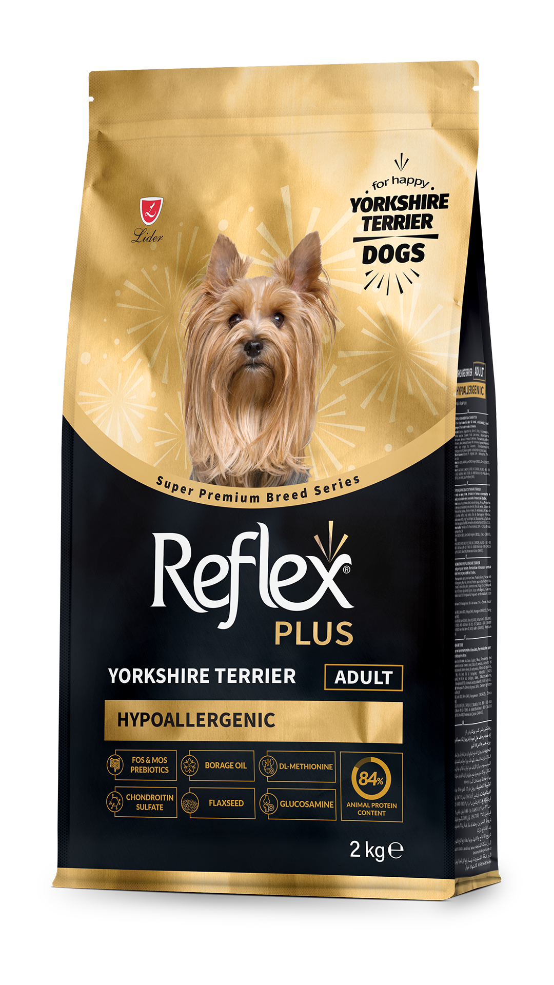Reflex Plus HypoAllergenic Yorkshire Terrier Yetişkin Köpek Maması 2kg