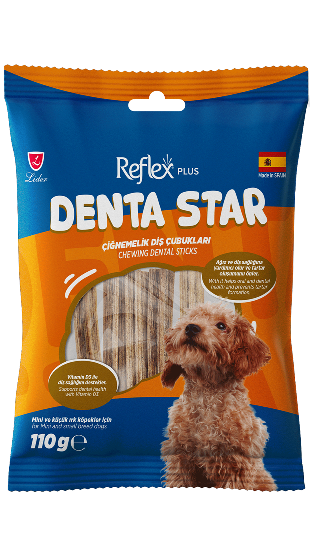REFLEX PLUS MINI&SMALL BREED ADULT DOG TREAT 110 G
