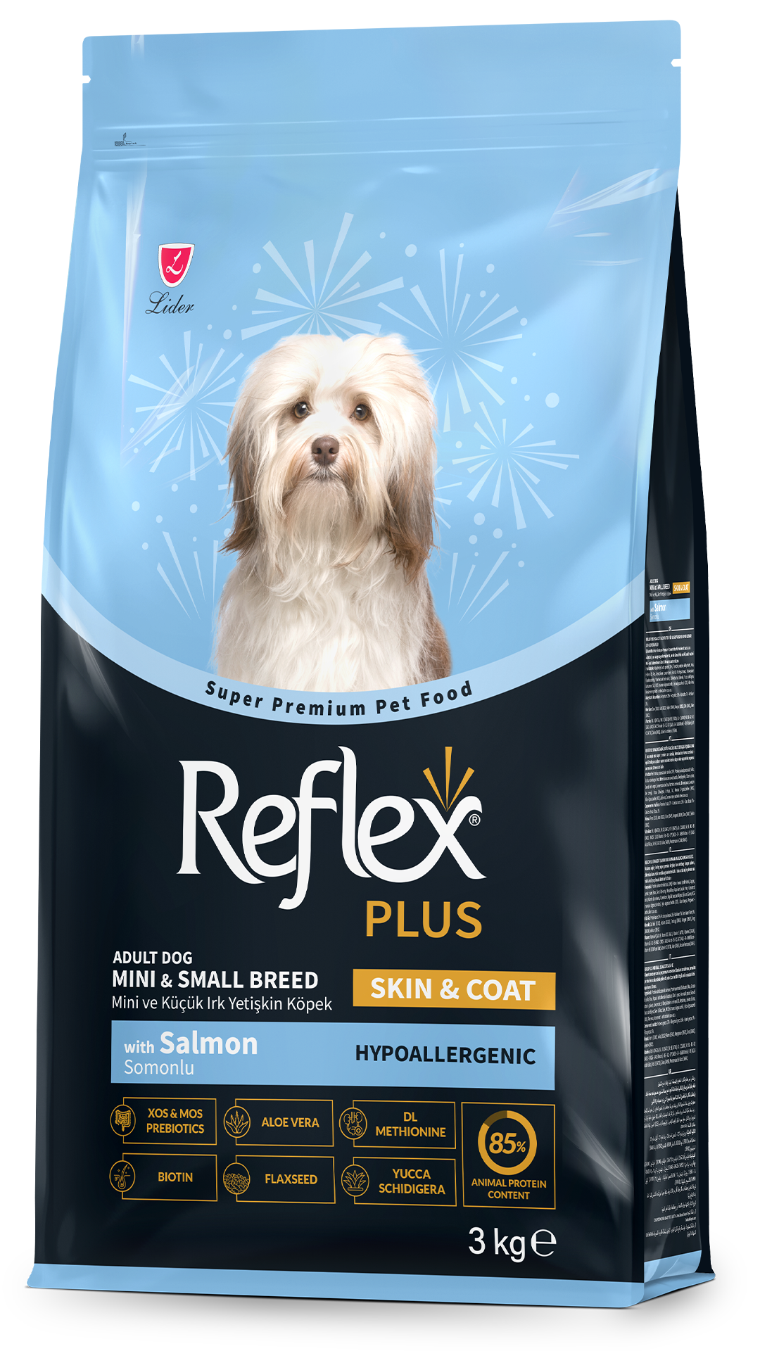 REFLEX PLUS  SOMONLU MİNİ VE KÜÇÜK IRK YET 3KG