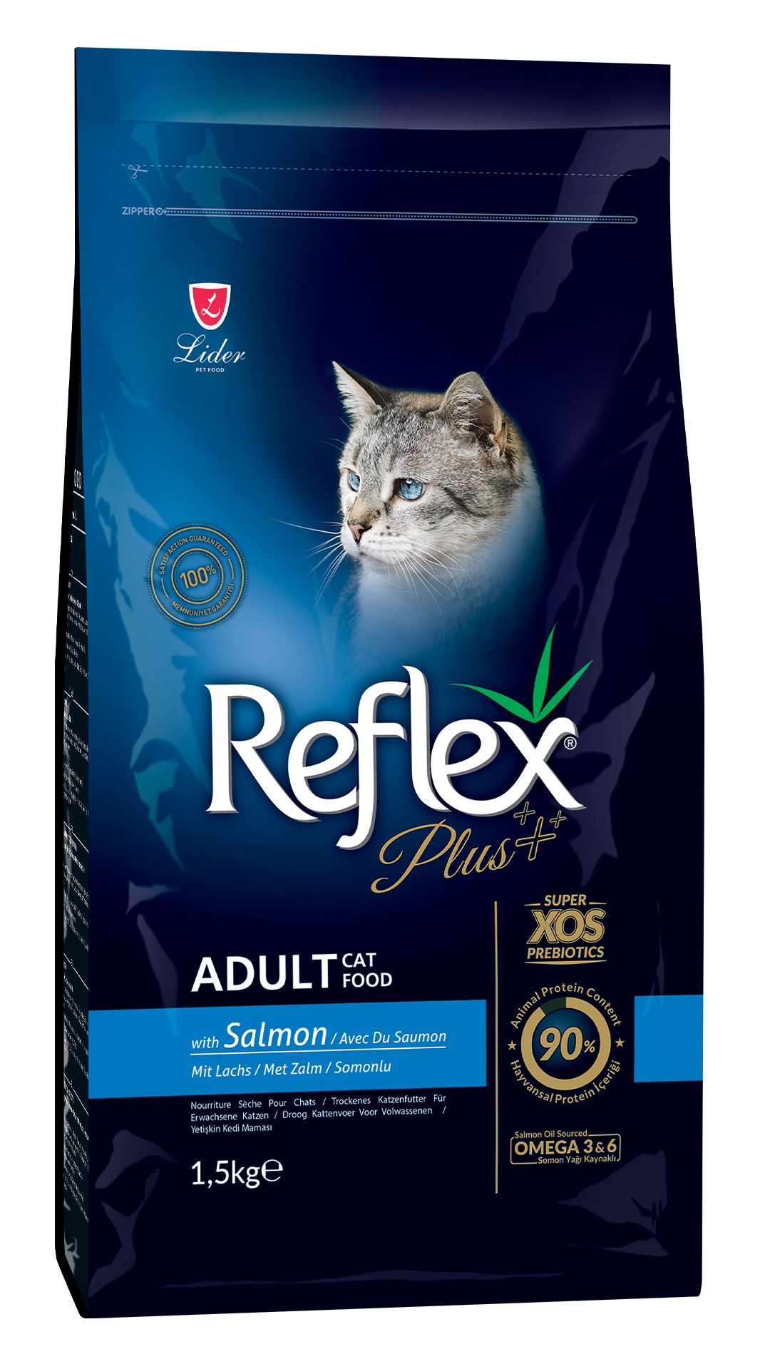 Reflex Somonlu Yetişkin Kedi Kuru Maması 1,5 Kg