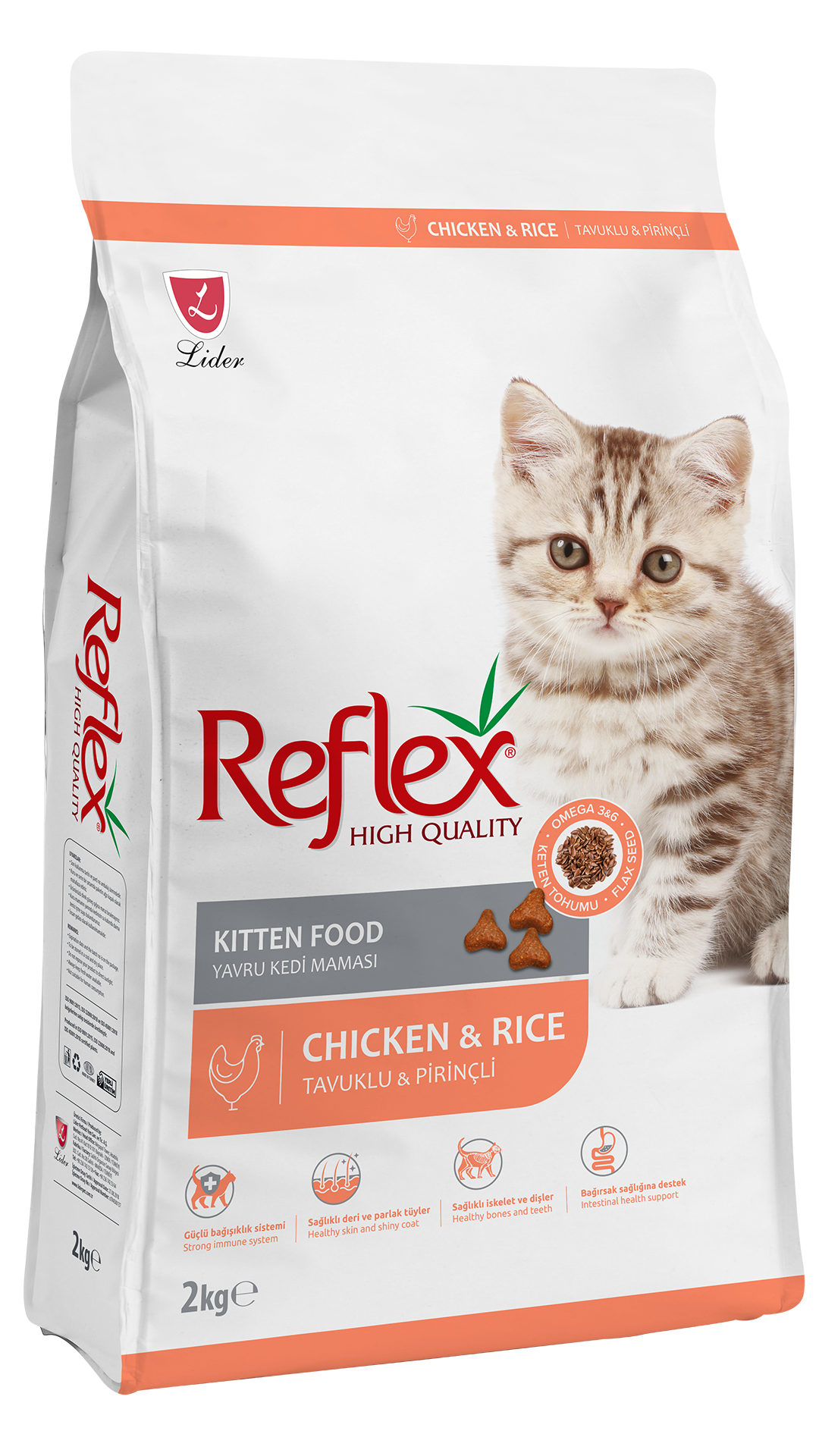 Reflex Tavuklu Ve Pirinçli Yavru Kedi Maması 2 Kg