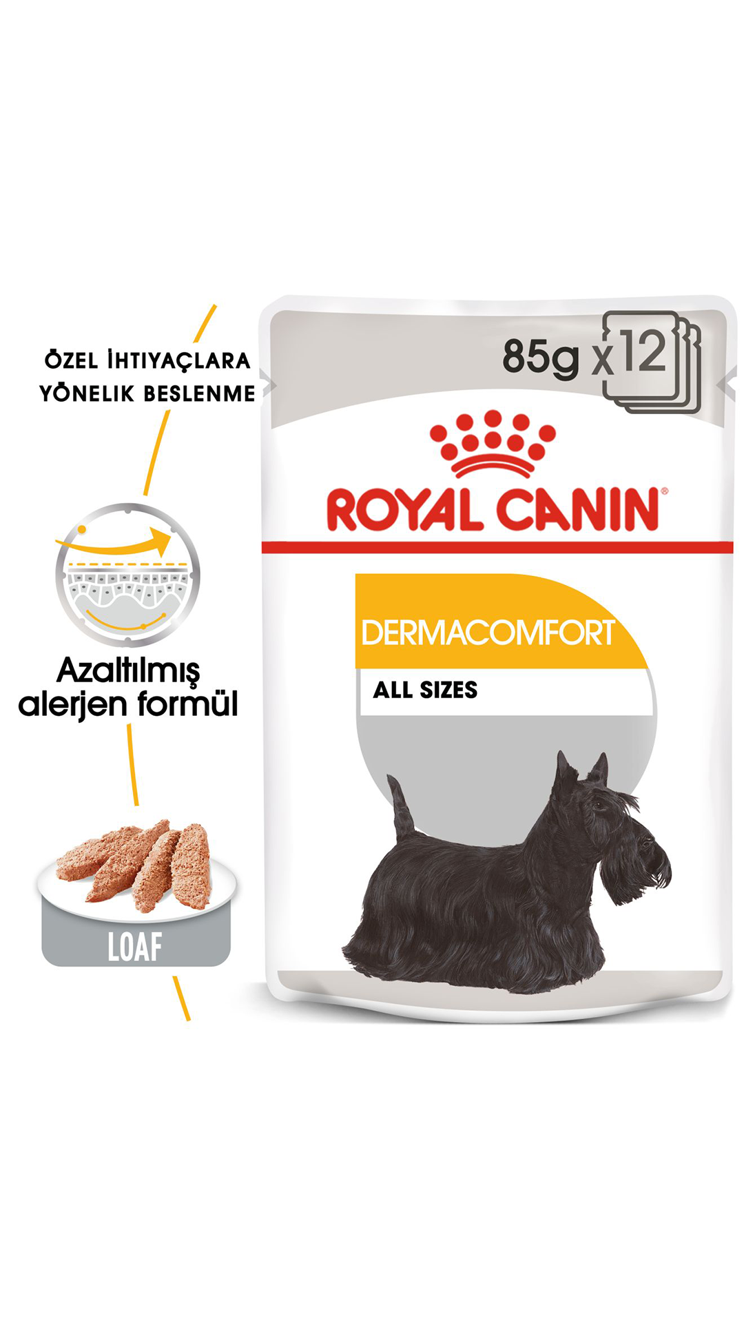 Royal Canin Dermacomfort Yetişkin Köpek Konservesi 85gr
