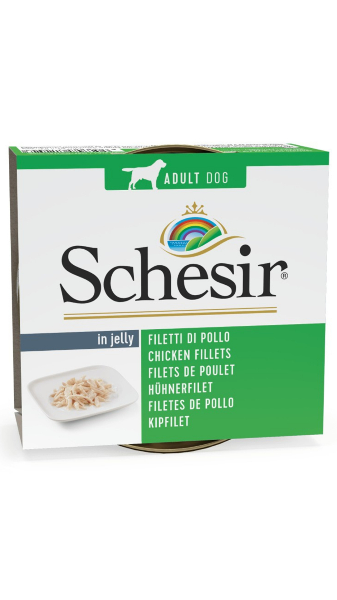 Schesir Jöle İçinde Tavuklu Yetişkin Köpek Konservesi 150gr