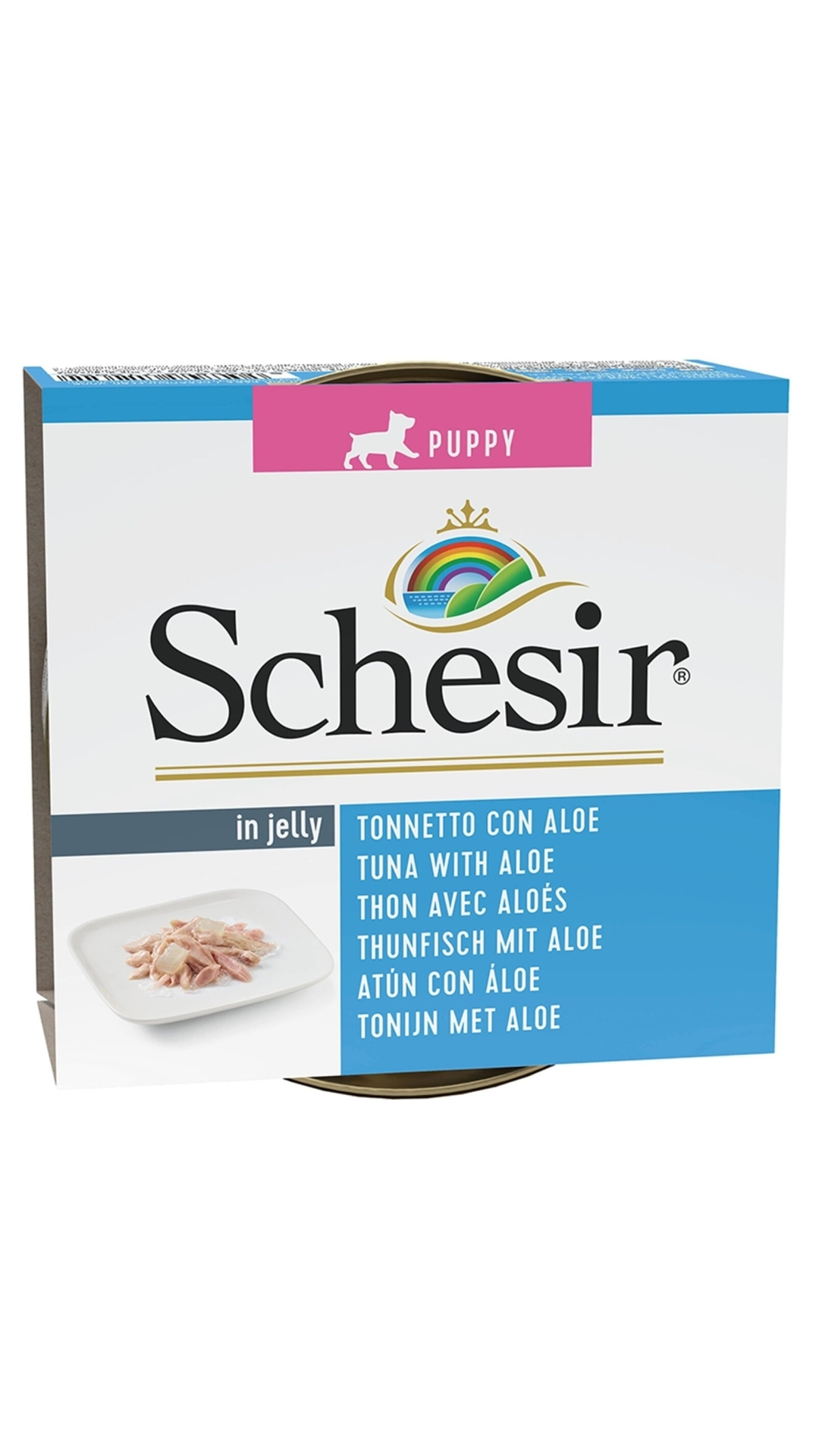 Schesir Ton Balıklı ve Aloe Veralı Yavru Köpek Konservesi 150gr