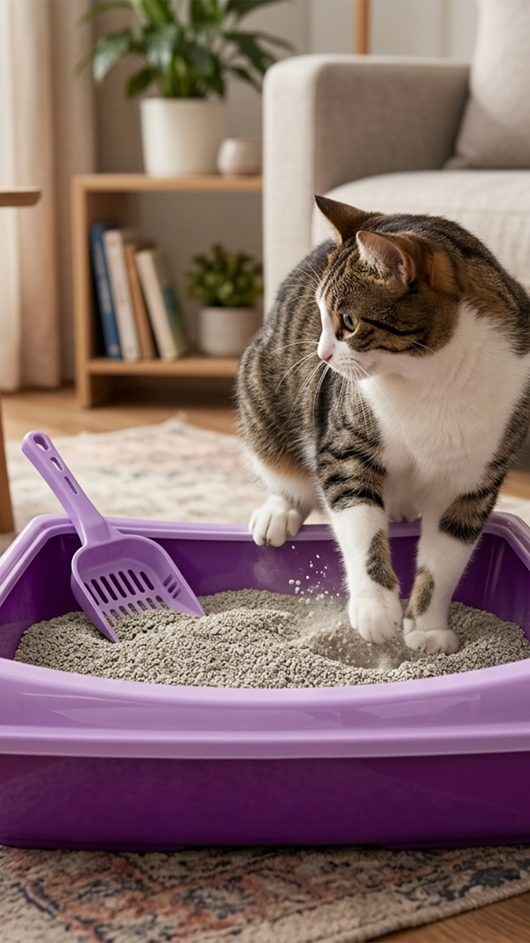 ŞENYAYLA AÇIK KEDİ TUVALETİ + KÜREK