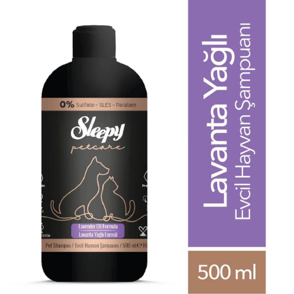 Sleepy Petcare Lavanta Yağlı Pet Şampuanı 500ml
