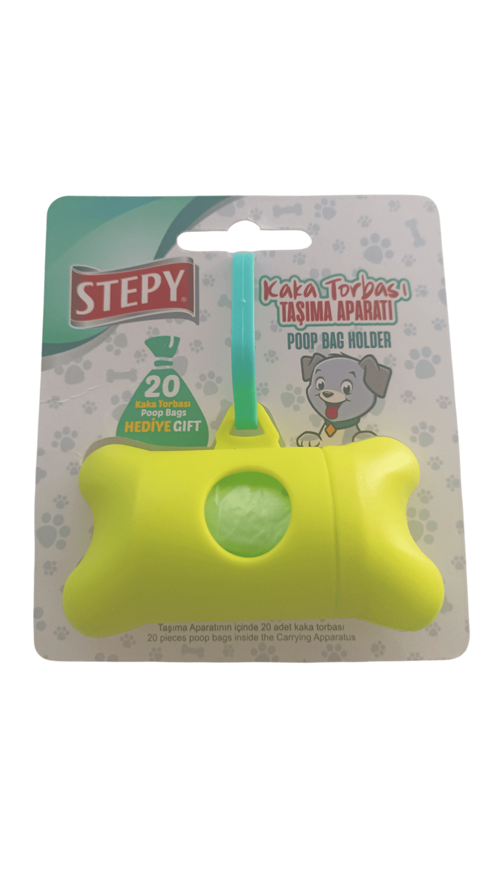 Stepy Tasmalı Köpek Kaka Torbası 20'li