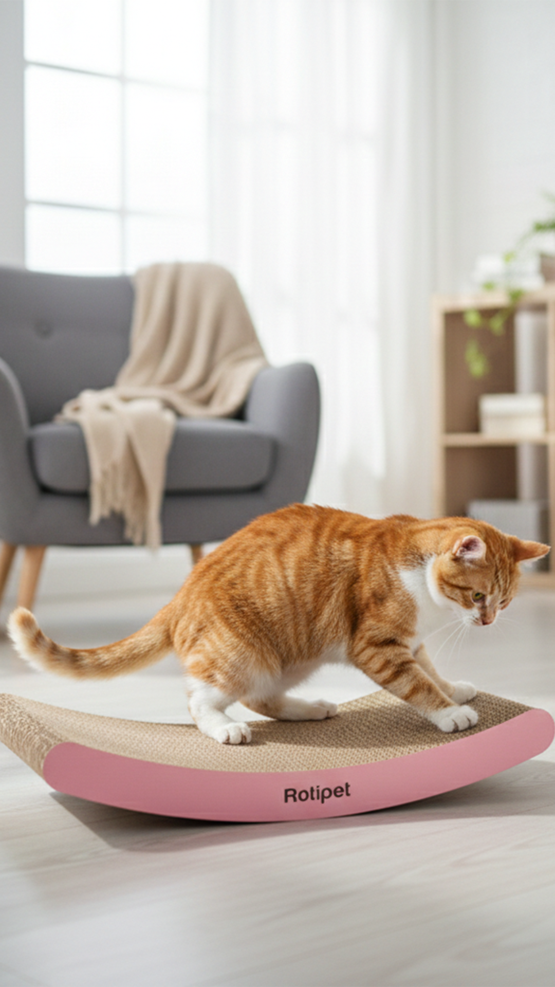 SWİNG KARTON KEDİ TIRMALAMA ŞEKERPEMPE