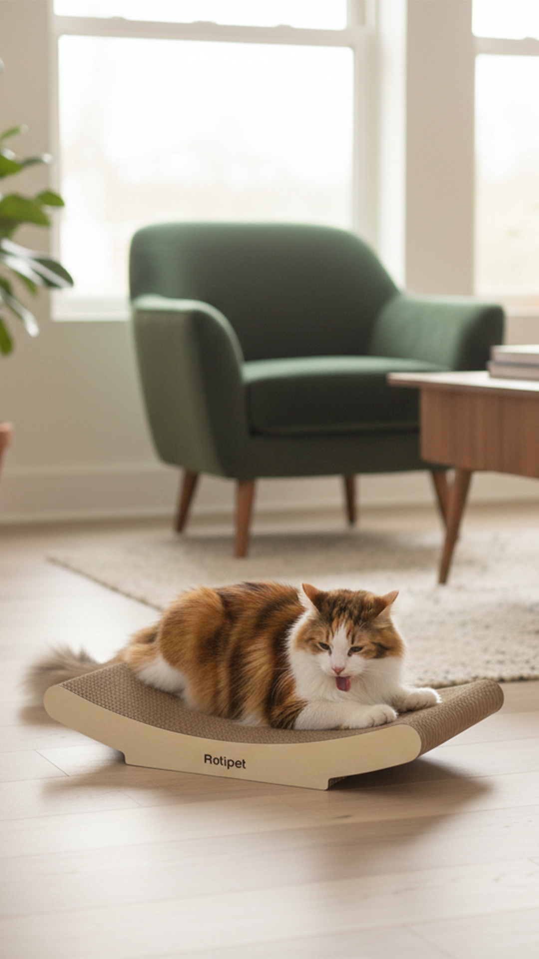 WALLEY KARTON KEDİ TIRMALAMA KREM