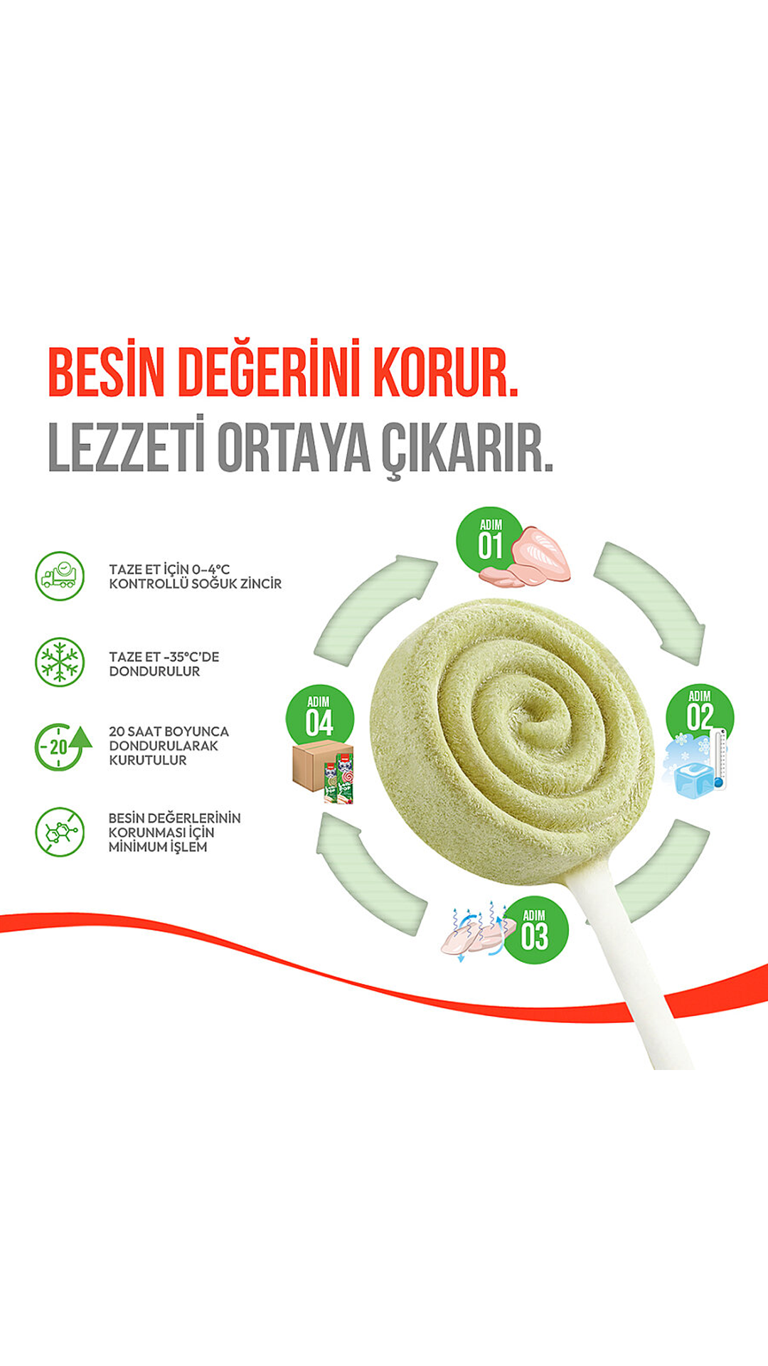 Wanpy Kediler İçin Dondurularak Kurutulmuş Lolipop Kedi Otu 1.4gr