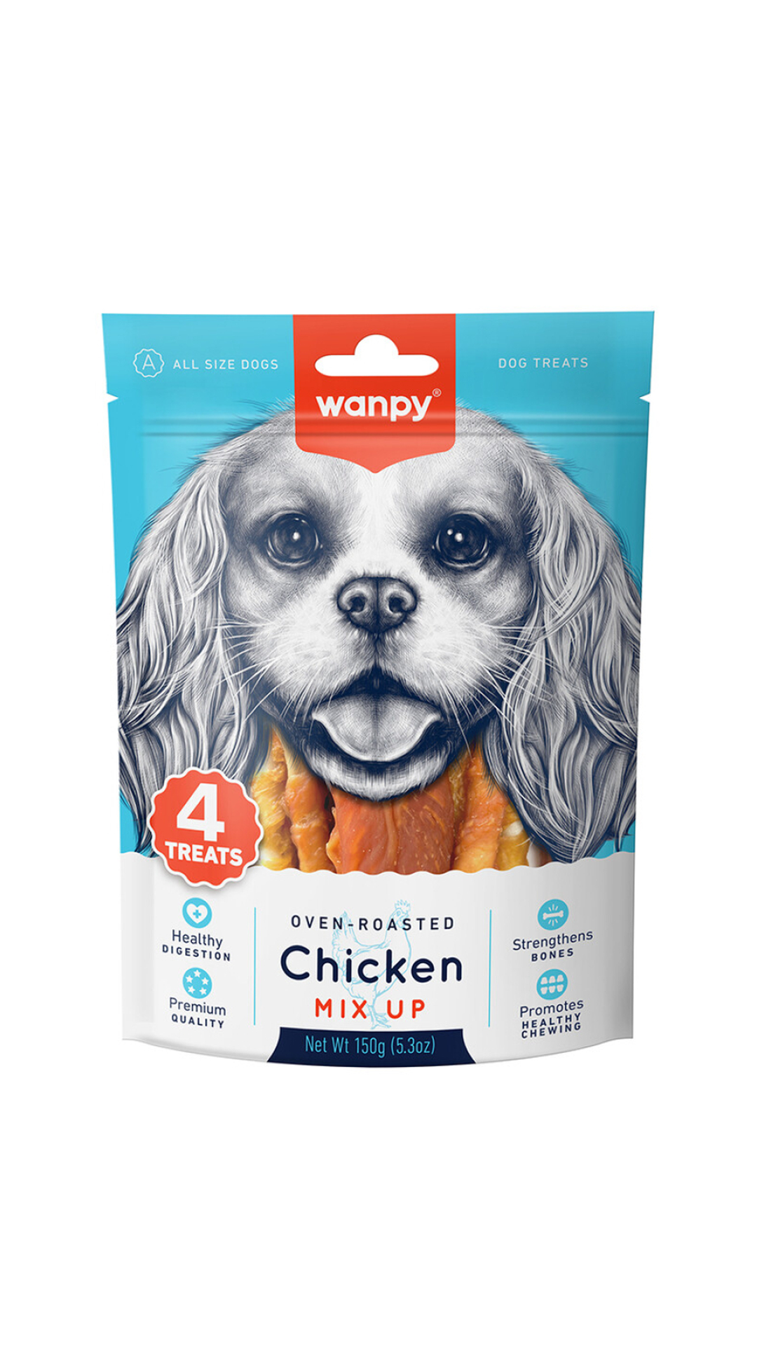 Wanpy Oven Roasted Tavuklu Karışık Köpek Ödülü 150