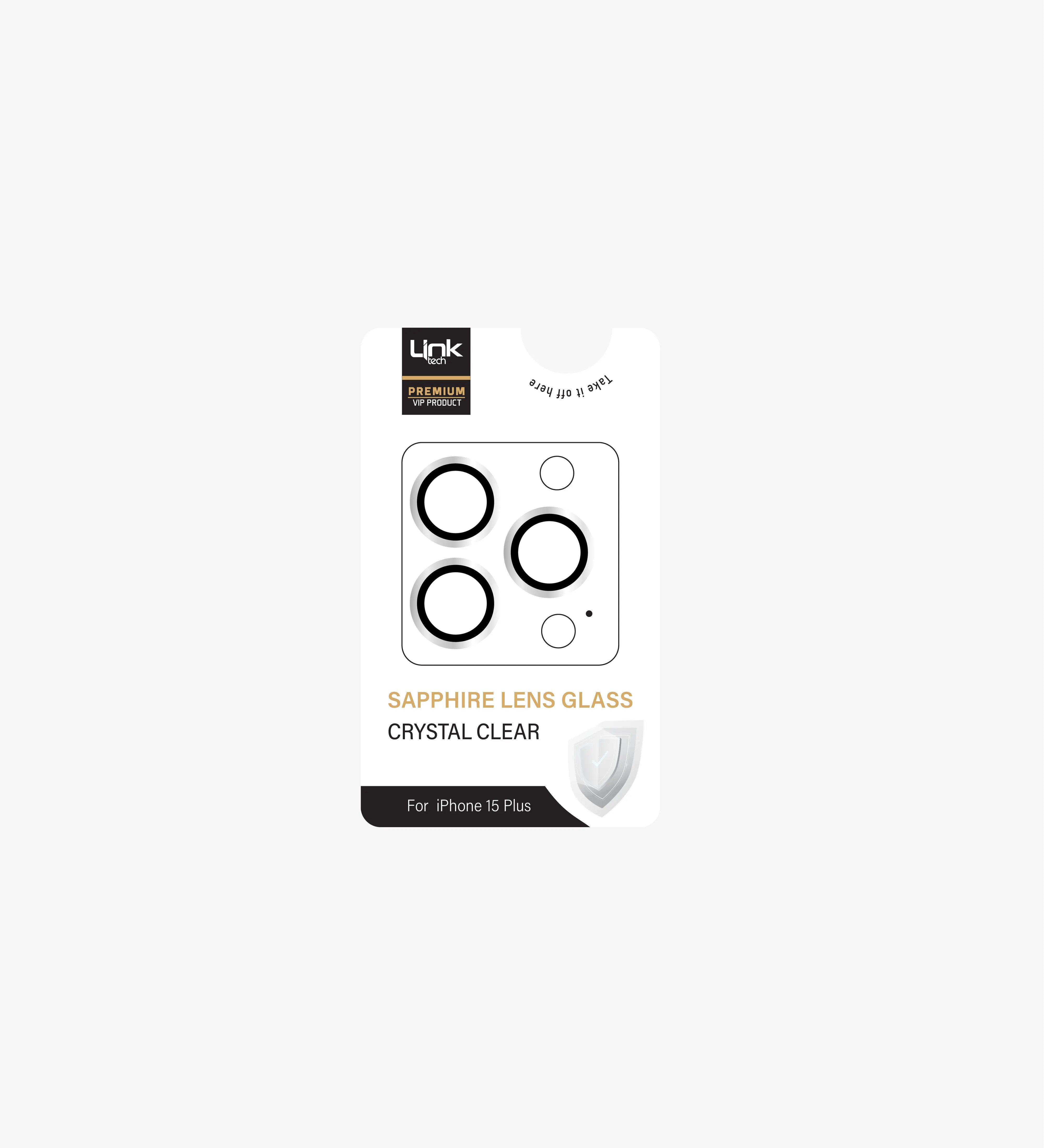Sapphire Glass Lens Protector for iPhone 15 / 15 Plus