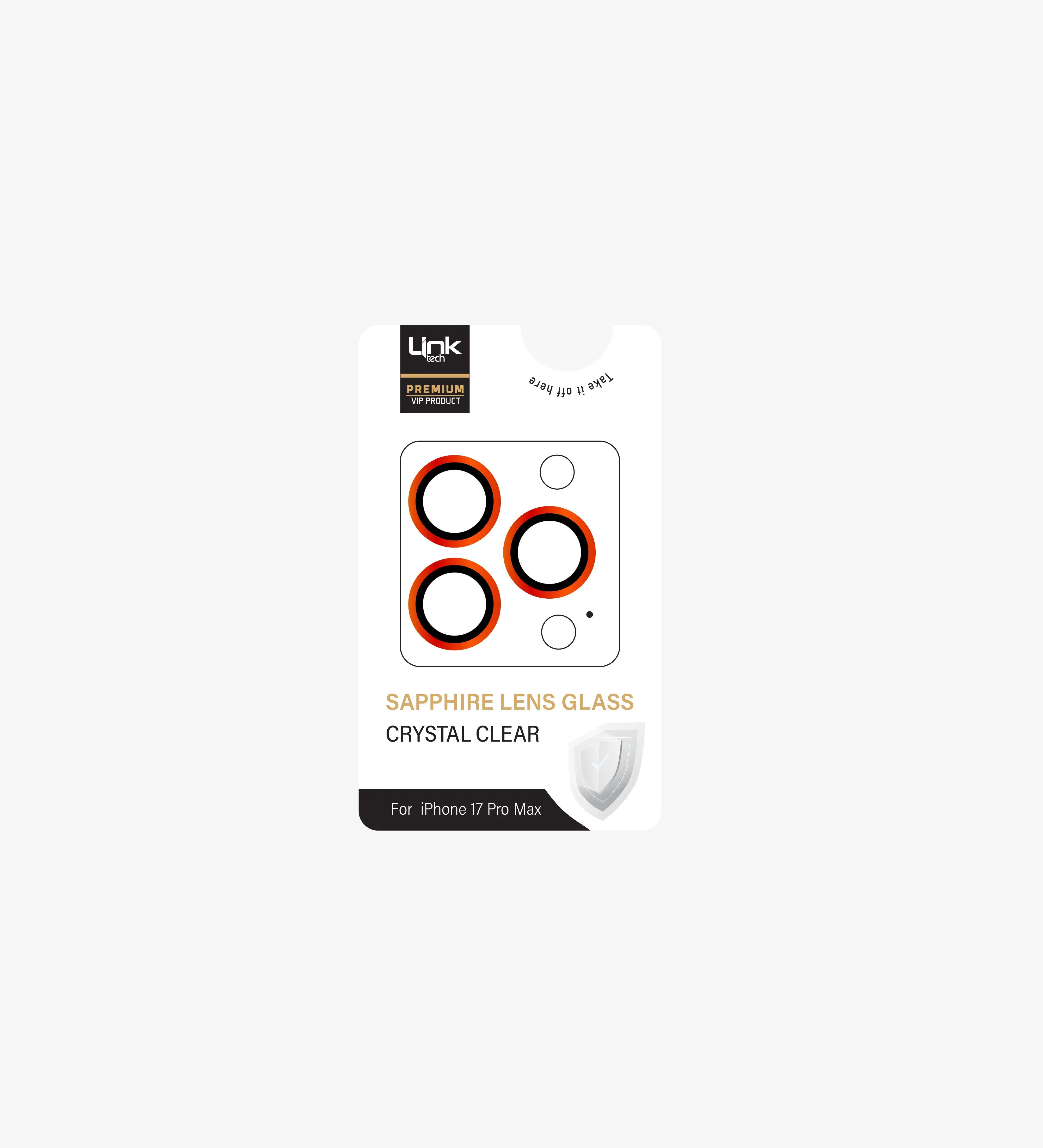 Sapphire Glass Lens Protector for iPhone  17 Pro Max