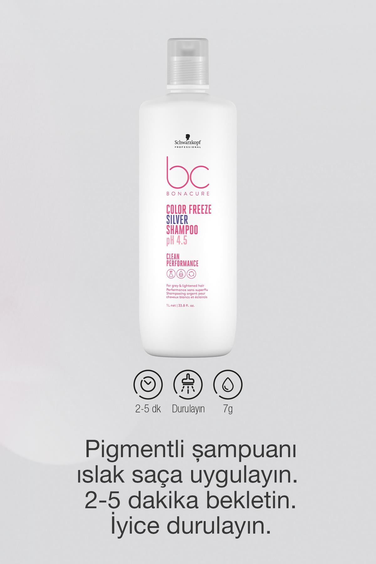 BC Clean Renk Koruyucu Gümüş Şampuan 1000ml