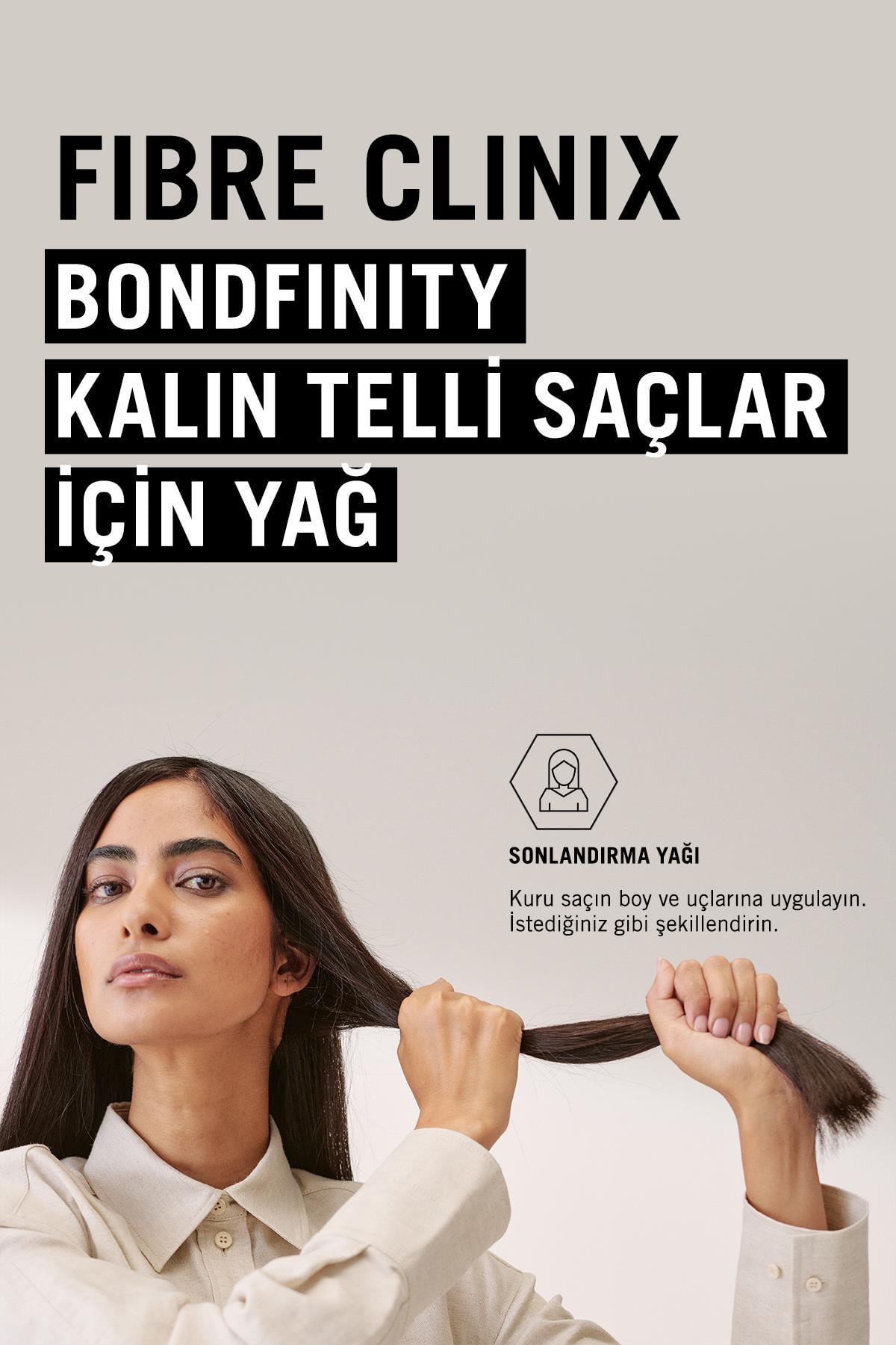 Fibre Clinix Kalın Telli Saçlar İçin Bakım Yağı 100ml