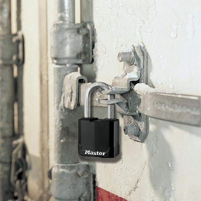 Anahtarlı Asma KilitlerMaster Lock Excel Lamine Çelik Vinil Kaplama 48 Mm Asma Kilit