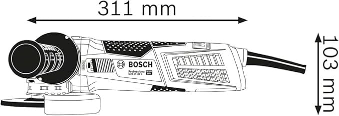 Avuç Taşlama MakineleriBOSCH PROFESSİONAL GWX 17-125 S AVUÇ TAŞLAMA MAKİNESİ X-LOCK (1.700 W, DİSK ÇAPI: 125 MM, 2.800-11.500 DEV/DAK)