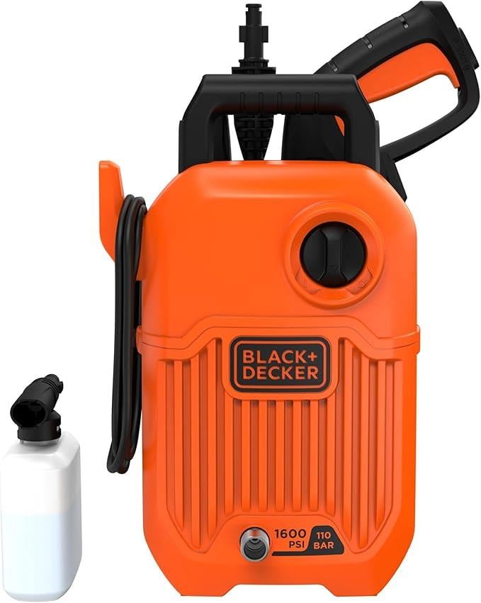 Basınçlı YıkamaBlack + Decker 1300 Watt, 110 Bar Basınçlı Yıkama Makinesi, BEPW1300-QS