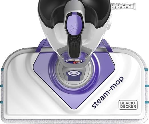 Buharlı TemizleyicilerBlack+Decker BHSM1615DSM-QS Delta Başlıklı, SteaMitt 1600W 2'si 1 arada Steam-Mop, Gri, Mor