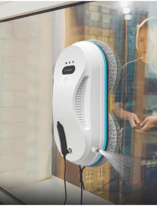 Cam Silme MakineleriKiwi Kwc-7130 Uzaktan Kumandalı Sıvı Püskürtmeli Cam Silme Robotu
