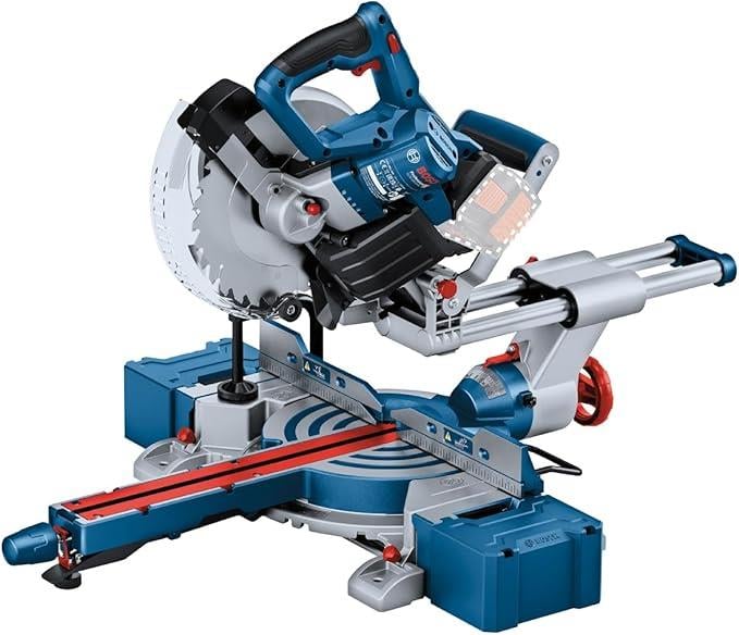 Gönye TesterelerBosch Professional Professional, Gcm 18V-216 D (Solo, Carton), 0601B51000, Mavi Gönye Kesme (Akü Dahil Değil)