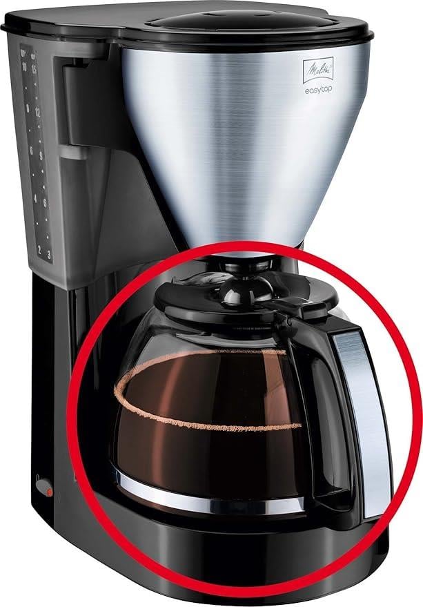 Kahve Makinesi AksesuarlarıOUTLET Melitta Easy Top cam sürahi Siyah