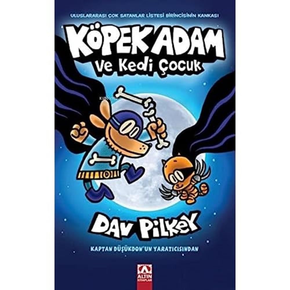KitapKöpek Adam 4 Köpek Adam ve Kedi Çocuk