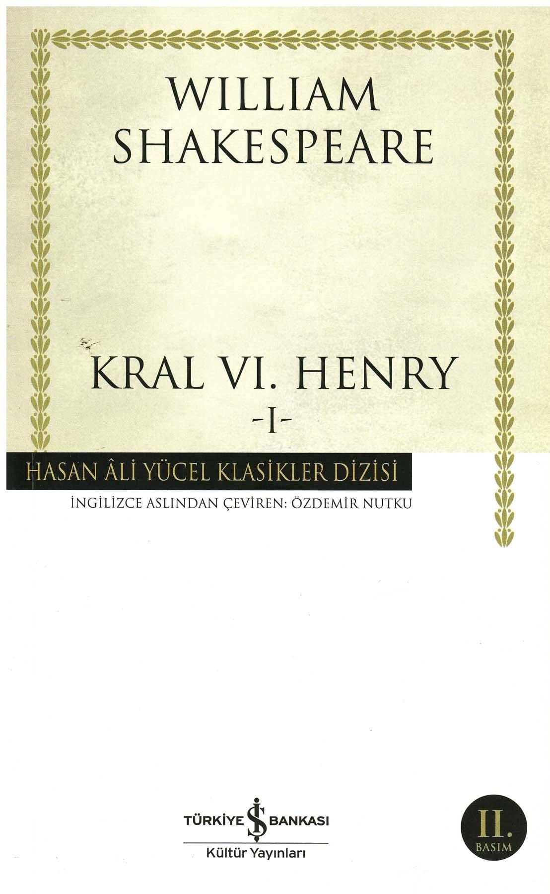 KitapKral 6. Henry -1-: Hasan Ali Yücel Klasikleri