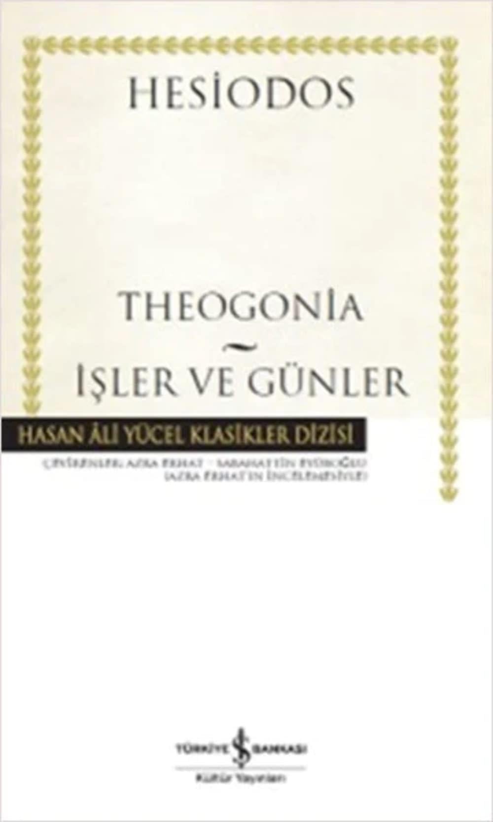 KitapTheogonia - İşler ve Günler