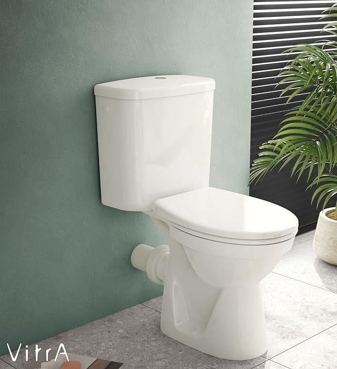 Klozet KapaklarıVitrA S20 Round 109-003-909 Universal Klozet Kapağı, Yavaş Kapanır, Kolay Çıkabilir, Beyaz