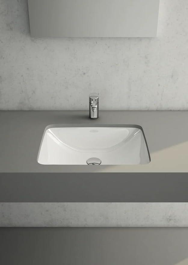 LavabolarVitrA S50 5339B003-0012 Tezgah Altı Lavabo, 48 cm, Beyaz