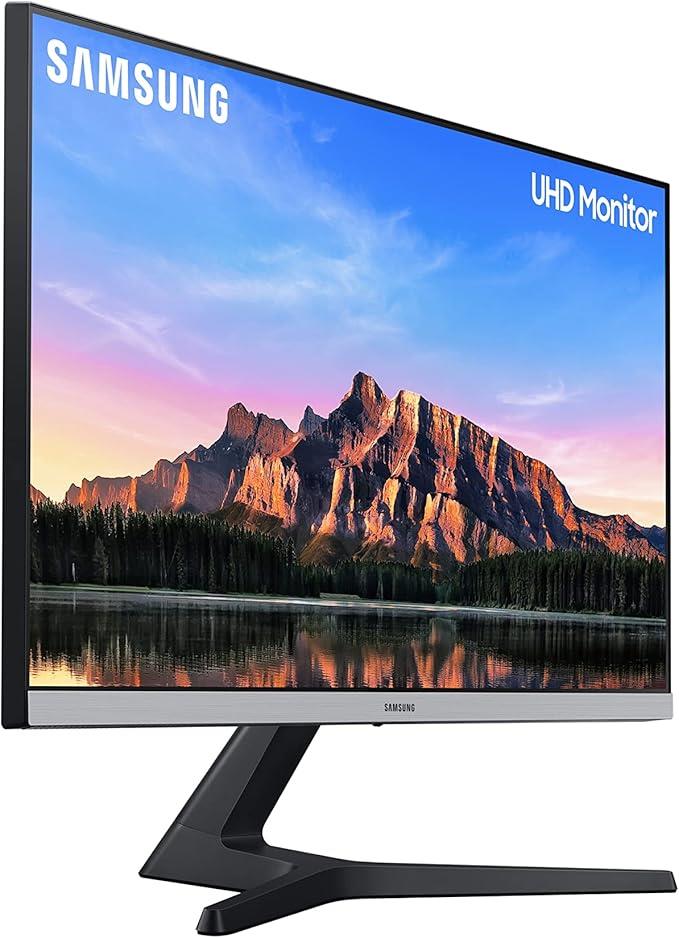 Ofis ve Ev TipiSamsung, LU28R550UQRXUF 28 inç IPS Panel Bilgisayar Monitörü Siyah, Lacivert-Gri