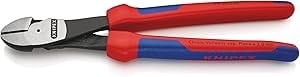 Pense ve Yan KeskilerKnipex ağır hizmet yan kesiciler, siyah attramentize, çok bileşenli çeneler ile 250 mm 74 02 250