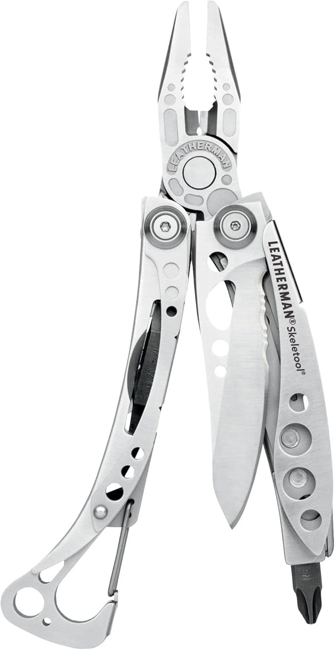 Pense ve Yan KeskilerLeatherman Skeletool Multitool - Metalik