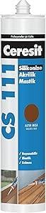 Silikon ve Tutkal ÇubukCeresit CS111 Akrilik Alt.Meşe 240 ml Kartuş