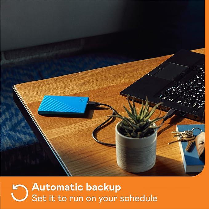 Taşınabilir HDDOUTLET WD 2TB MY PASSPORT TAŞINABİLİR HARİCİ HARD DİSK, MAVİ, BYVG0020BBL, WESN