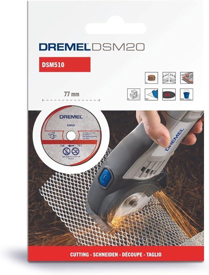 Testere Aksesuar ve ParçalarıDremel DSM20 Kompakt Testere ile Uyumlu Metal ve Plastik Kesme Diski (DSM510) 3'lü