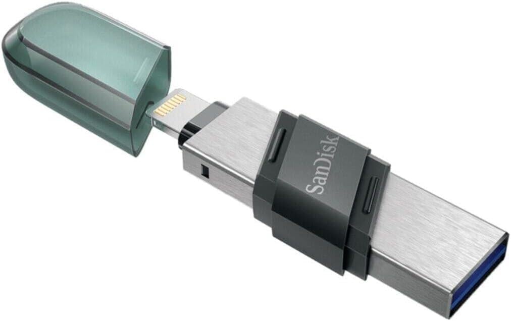 USB BellekOUTLET SanDisk iXpand Flash Drive 128GB Type A + Lightning Flash Sürücü