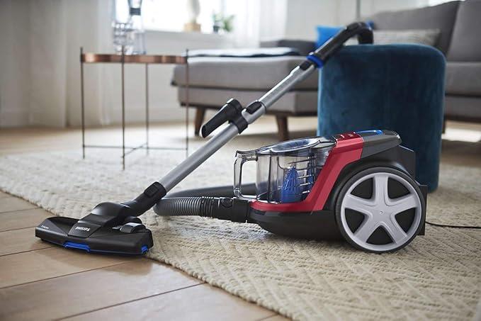 Vakumlu SüpürgelerOUTLET Philips FC9331/07 Powerpro City Powercyclone 5 Torbasız Elektrikli Süpürge, Büküm Kırmızı