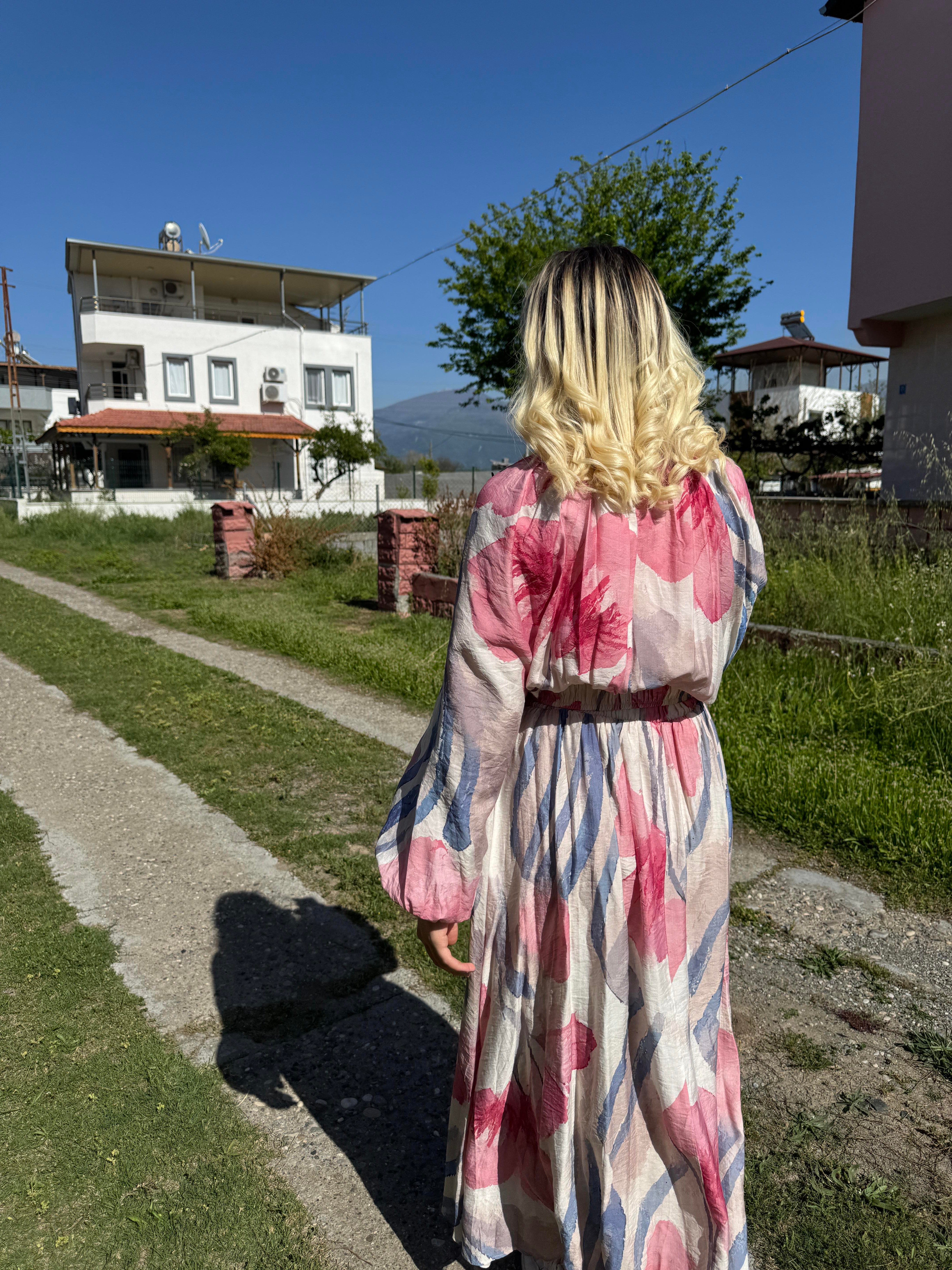 Bahar Etek- Krop Takım / pembe