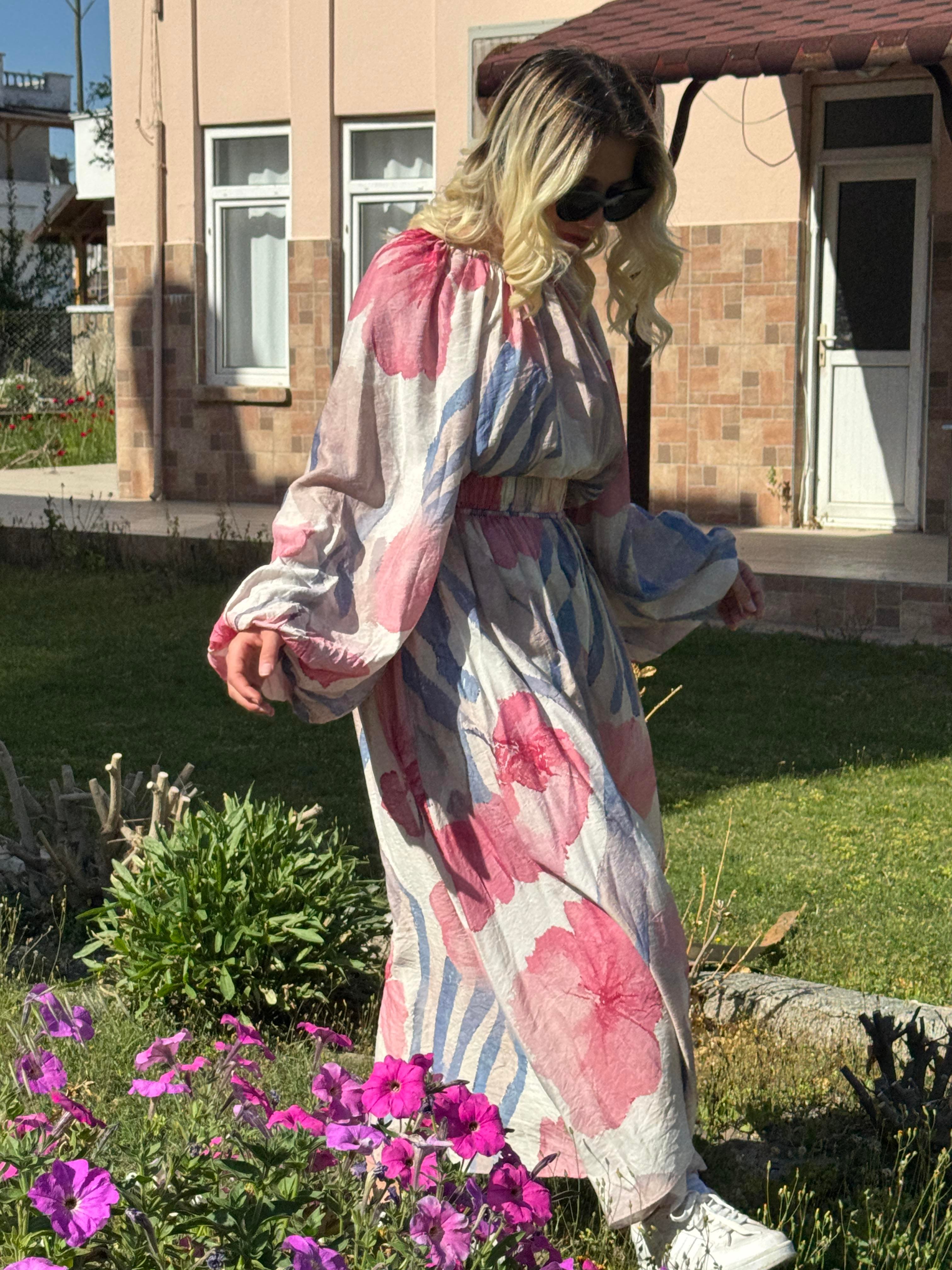 Bahar Etek- Krop Takım / pembe