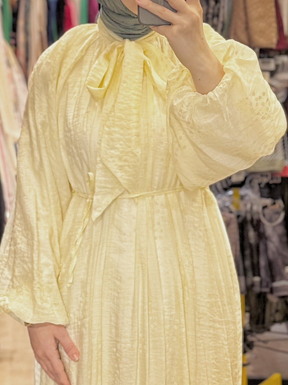 FLORA ELBİSE- SARI