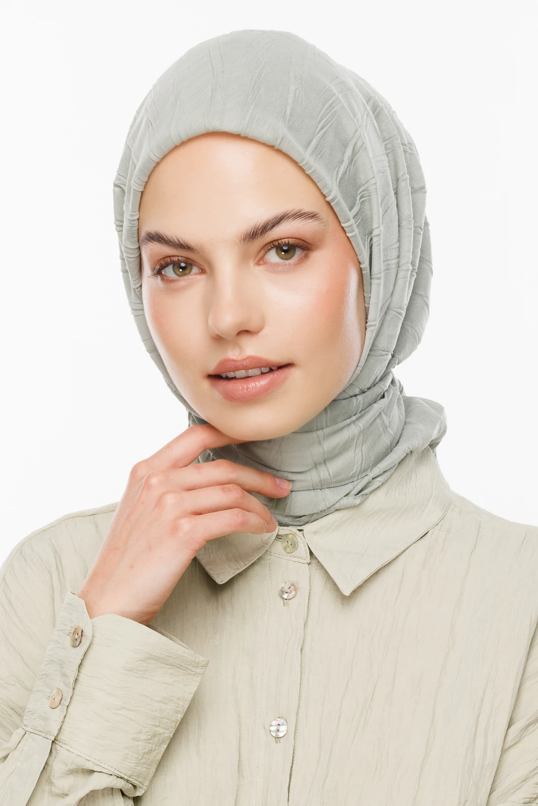 Piliseli Bambu Eşarp- defne